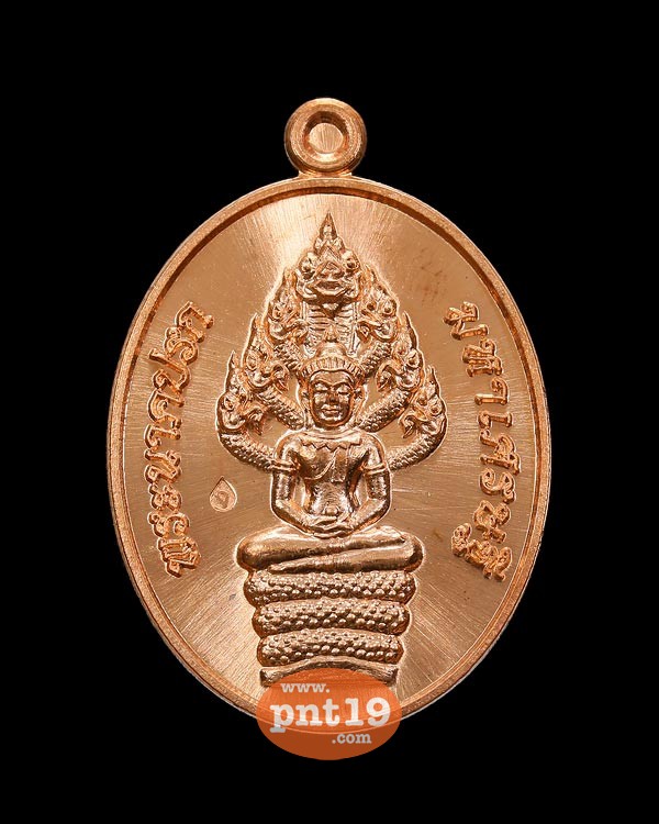 เหรียญพระนาคปรก เนื้อทองแดง หลวงพ่อจอย วัดโนนไทย