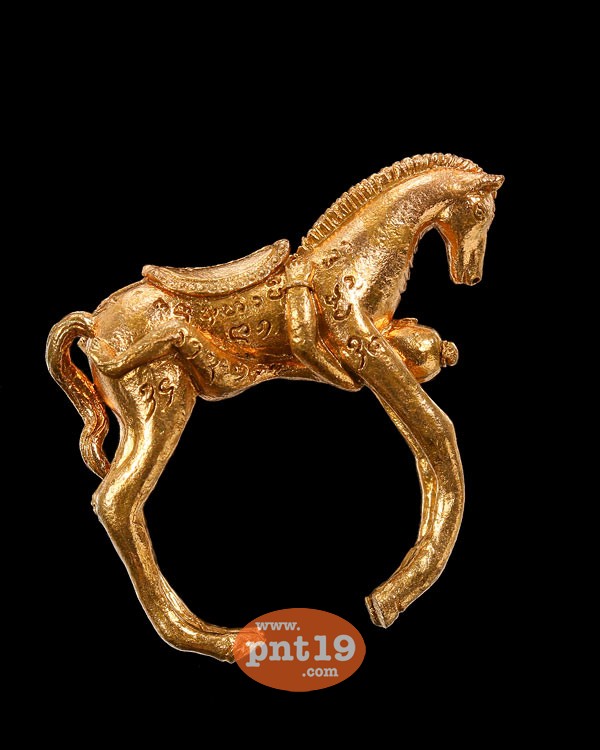 แหวน ม้าเสพนาง เนื้อทองแดงสายไฟล่อฟ้า ครูบาวิ วัดเวฬุวัน
