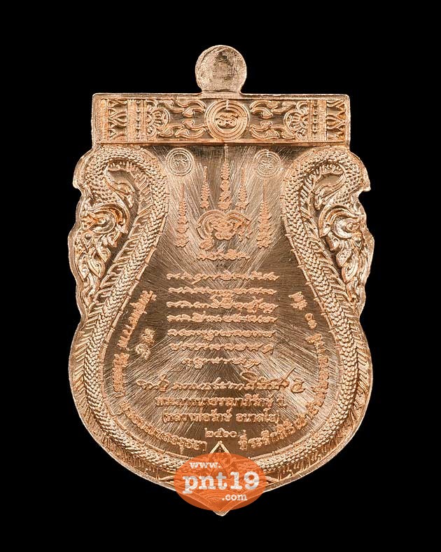 เหรียญเสมามนต์นาคราช เนื้อทองแดงผิวไฟ หลวงพ่อรักษ์ วัดสุทธาวาสวิปัสสนา