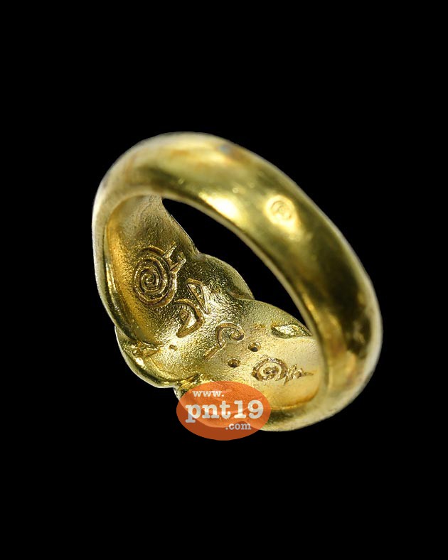 แหวนพิรอดประกาศิต นิ้วเพชร เนื้อทองลำอู่ (มี Size 64) อาจารย์เปลี่ยน หัทยานนท์ ฆราวาสเขาอ้อ