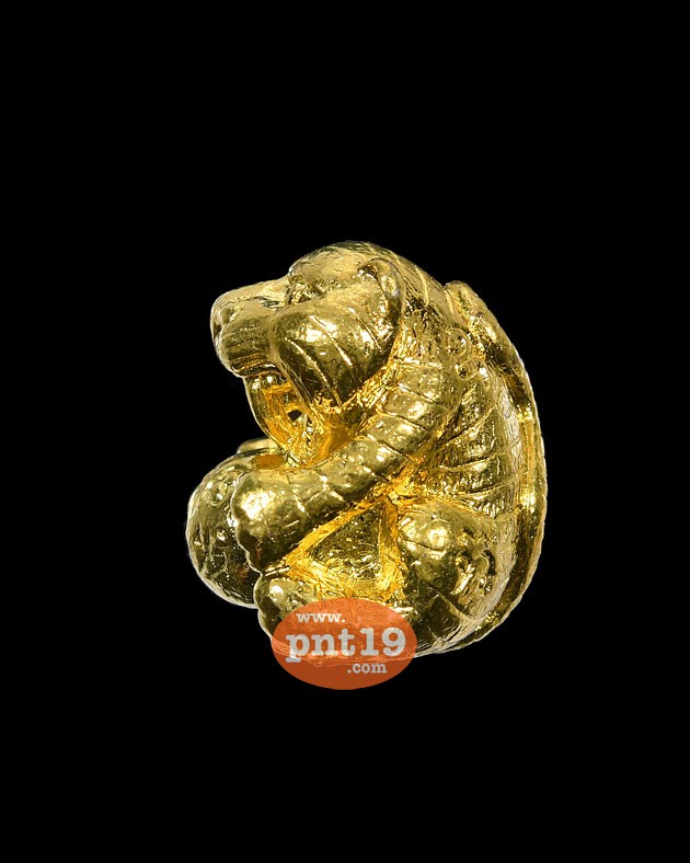 เหรียญลูกอมเสือ 168 ชนวนชุบทอง อุดผง ตะกรุดทองคำ หลวงปู่แสน วัดบ้านหนองจิก
