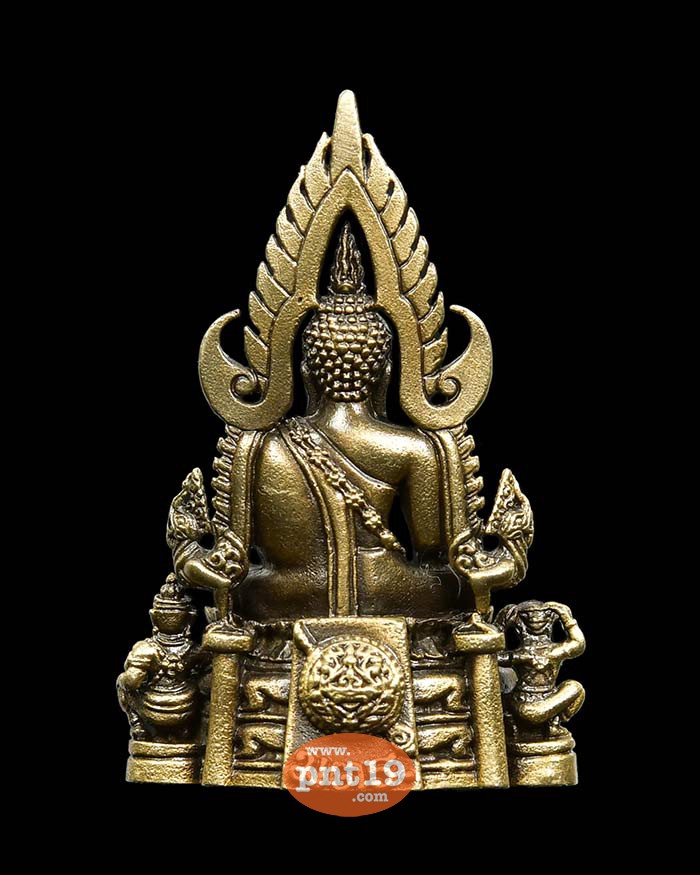 พระพุทธชินราช แบบจิวเวอร์รี่ลอยองค์ 3.5 ซ.ม. ทองขาวนอกโบราณ มูลนิธิเพื่อตำรวจไทย -