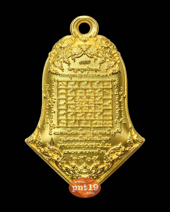 เหรียญหล่อพุทธศิลป์ ท้าวเวสสุวรรณโณ พิมพ์จำปี 2565 (พิมพ์ใหญ่ 4 ซ.ม.) มหาชนวนชุบทอง องค์ชุบเงิน หลวงพ่ออิฎฐ์ วัดจุฬามณี